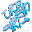 Urban graffiti-style lettering produced with graffiti font generator